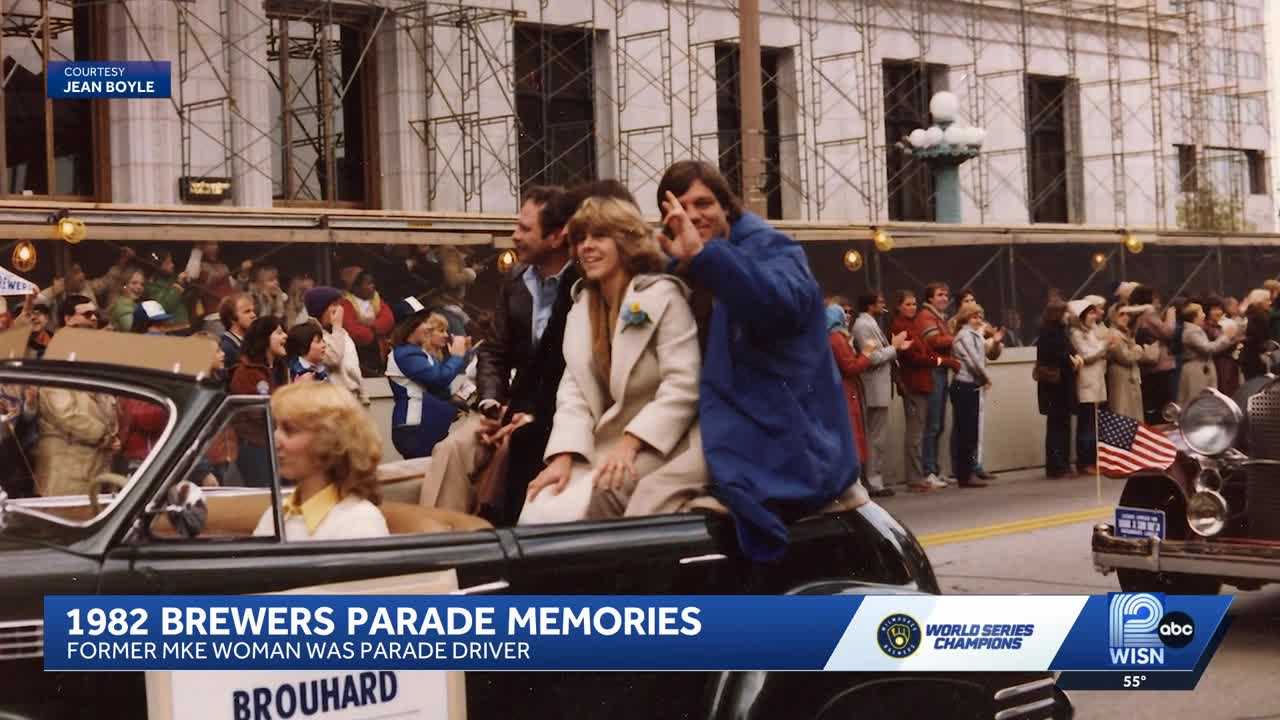 Former Milwaukee woman recalls driving Brewers players in 1982 parade — Pewaukee Sports news